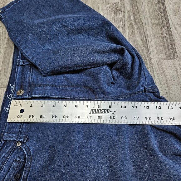Gloria Vanderbilt Jeans Womens 14 Amanda All Around Slimming Denim Capri - Picture 11 of 12
